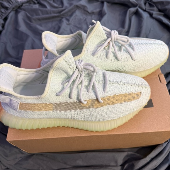 Adidas Yeezy Boost 350 V2 in Mint and Beige main image 5